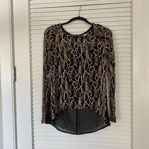 Bar 3 - Textured sheer blouse